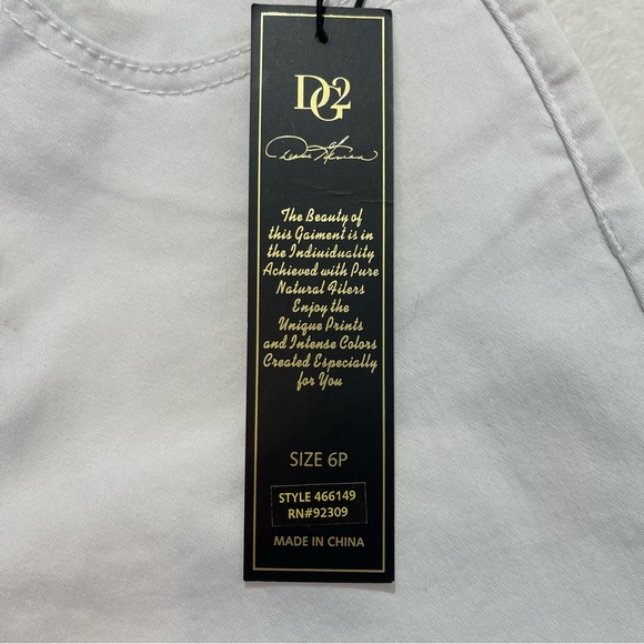 DIANE GILMAN DG2 WOMENS WHITE DENIM JEANS SIZE 6 P - Picture 6 of 8